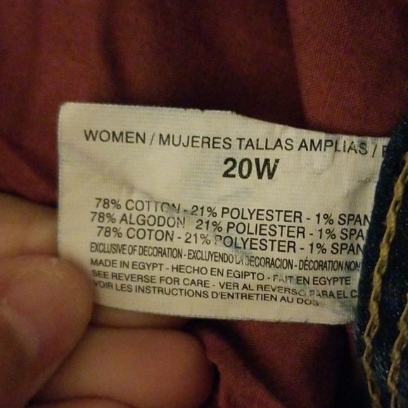 Women's Size 20W Jeanstar Jeans - Picture 7 of 7